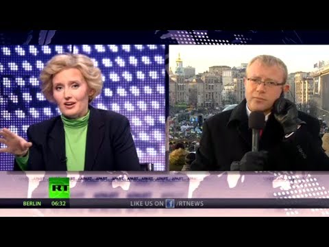 Paralysed by unrest and deeply divided, Ukraine is yet again at a crossroads. Stumbling from revolution to revolution, the country\'s leaders always portray the choice as one between an authoritarian past and a democratic future. But does it have to be so black, white and orange? Can Ukraine reconcile its identity with its interests or will it plunge into bitter turmoil? Oksana is joined by Ukrainian MP and activist Andriy Shevchenko to analyse these issues. 

Follow live updates on protests in Ukraine: http://on.rt.com/dhvlo2

Follow Oksana Boyko on Twitter http://twitter.com/OksanaBoyko_RT

Like RT on Facebook http://www.facebook.com/RTnews
Follow RT on Twitter http://twitter.com/RT_com
Follow RT on Google+ http://plus.google.com/+RT

RT (Russia Today) is a global news network broadcasting from Moscow and Washington studios.