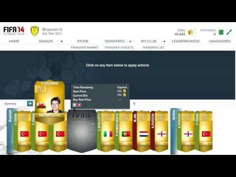 Fifa 14 Ultimate Team - How to Earn One Million Coins Fast Trading Easy - 15k + Coins Per Hour