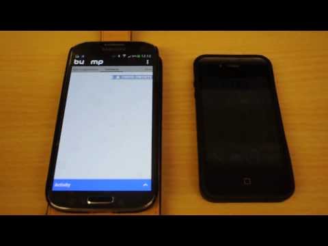 Transfer Contacts from iPhone to Samsung Galaxy S4 Mobile - Easy - Fast - Free - with BUMP