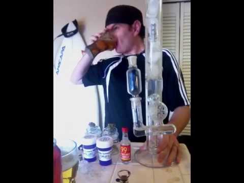 BEST Strikeout on youtube! 2 bong rips! Hash & weed! 2 beer chugs & 99 black cherries