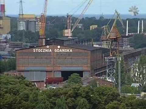 Gdansk Shipyard Workers Demonstrate in Brussels