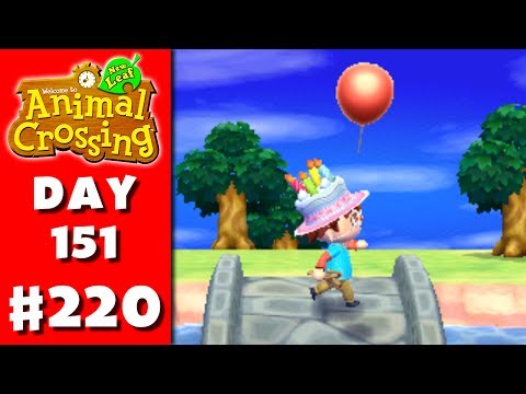 Animal Crossing: New Leaf - Part 220 - Balloon Hunt! (Nintendo 3DS Gameplay Walkthrough Day 151)