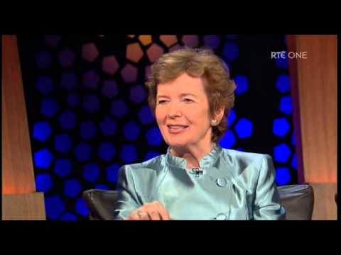 Mary Robinson talks about why she ran for the presidency