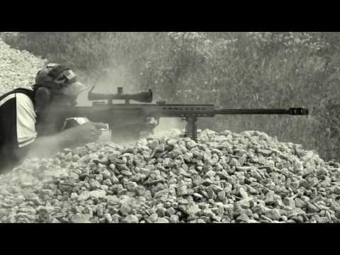 The Barrett M107 .50 BMG Caliber Sniper Rifle - Close Look and Shooting Demo