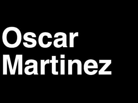 How to Pronounce Oscar Martinez Accountant Dunder Mifflin The Office TV Show US NBC Bloopers