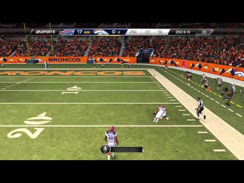 Madden 25 :: XBOX ONE Gameplay :: Screen Snagger - Bills Vs. Broncos - Online Gameplay XboxOne