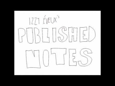 izzy's publishing notes _