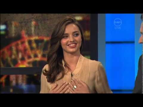 Miranda Kerr interview on The 7pm Project (Australia) 2011