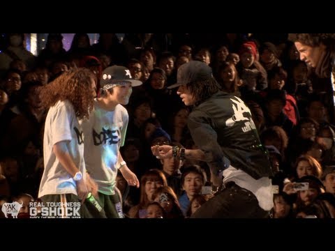 Les Twins vs Rush Ball G-SHOCK REAL TOUGHNESS Japan 2012 | YAK FILMS