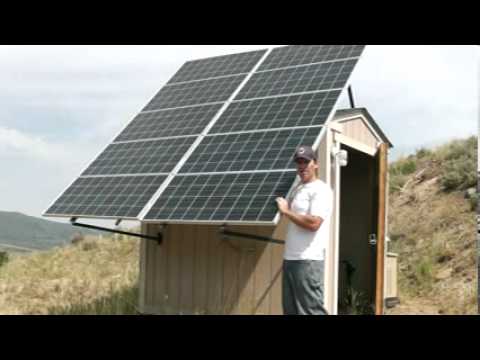 Living Off The Grid 2: Our Solar Array in Off Grid Solar Power System