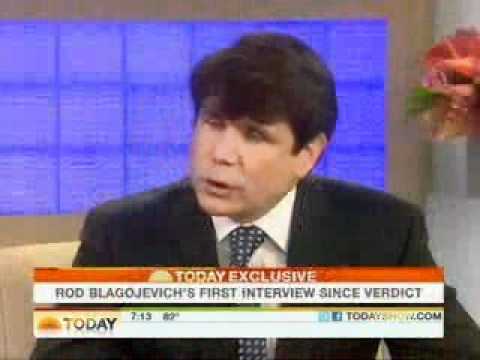 8/20/10 Rod Blagojevich Post Trial Today Show Interview - Clip 2