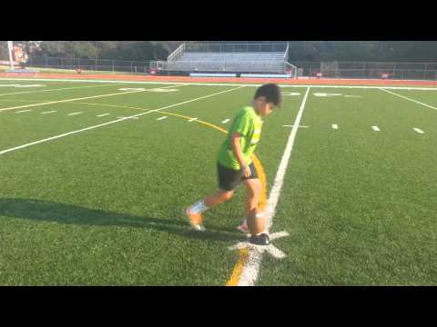 11 Year Old Kid Kicks 35 Yard Field Goals!