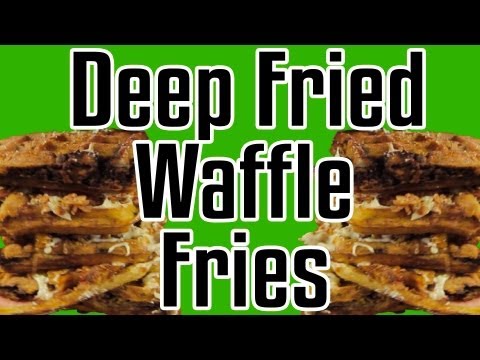 Deep Fried Waffle Fries - Epic Meal Time