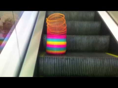 Slinky + Escalator = WIN