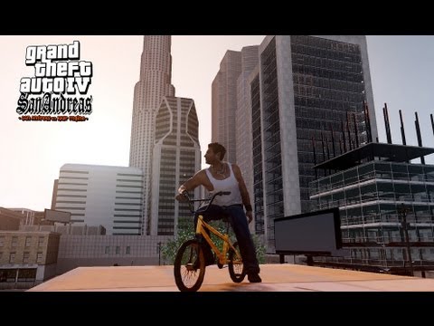 GTA IV San Andreas BETA 3 World Enhancement Gameplay Gang War, Airplane and more Part 2 [MOD]