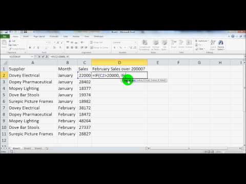 Microsoft Excel Nested IF Statement Tutorial and Guide - Excel 2003, 2007, 2010