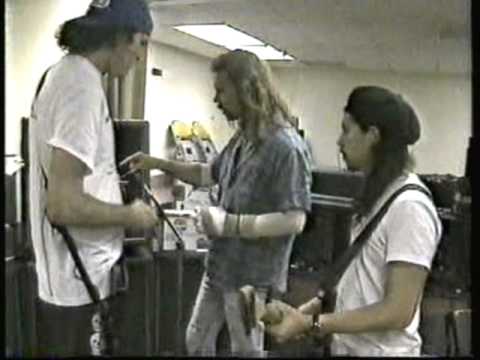 Metallica Rehearsing with John Marshall, Summer 1992