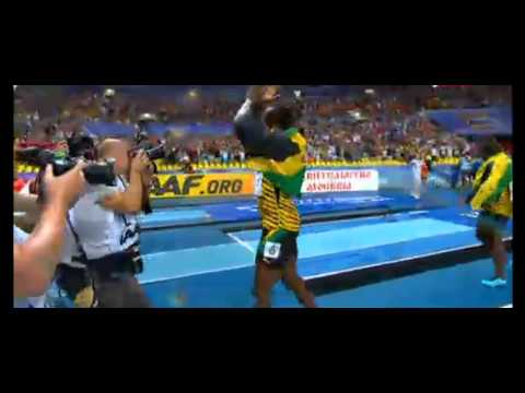 Usain Bolt Wins 100m Final - 9.77 Moscow World Championships 2013