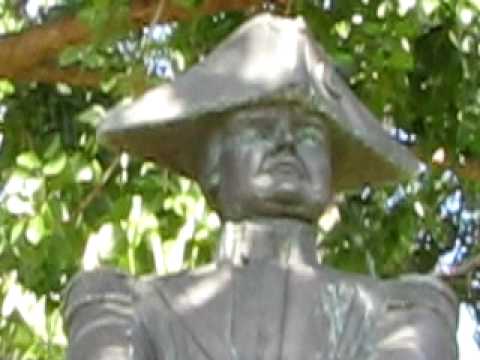 William Bligh statue in Sydney, NSW, Australia