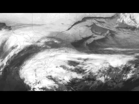 February 8-10, 2013, Snowstorm from the GOES Satellite