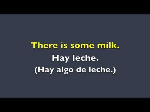 10 Haber Impersonal - Hay - There is, There are -Inglés Español