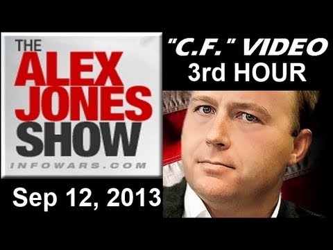 The Alex Jones Show:(3rd HOUR-VIDEO Commercial Free) Thursday September 12 2013: Reni Todashev