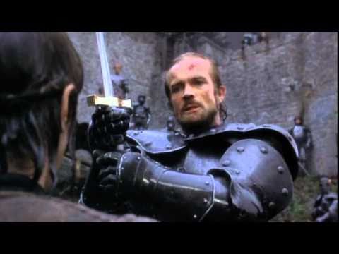 Excalibur 1981 - Uryens knights Arthur. Arthur becomes King.