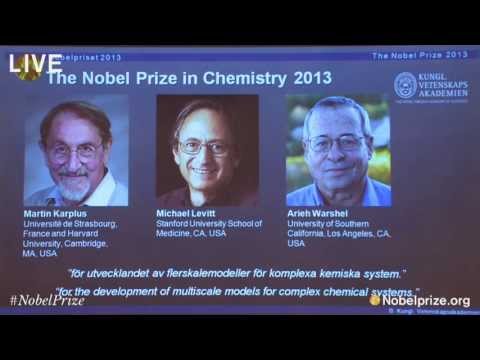 Nobel Prize Announcement in Chemistry 2013