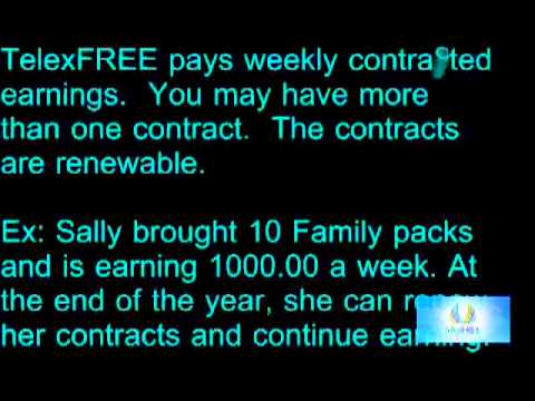 TelexFREE | 1-876-839-4281 Compensation Plan  Too Easy ! Telexfree