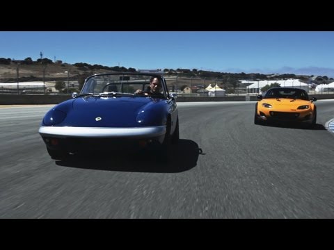 1967 Lotus Elan and Mazda MX-5 Super 20 Concept - CAR and DRIVER