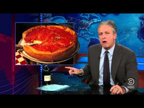 Jon Stewart defends NY pizza