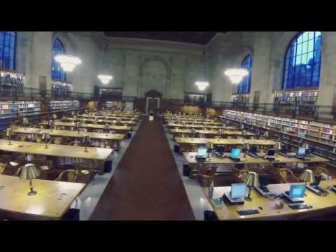 Flying a Drone around The NY Public Library