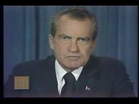 President Richard Nixon - Address Announcing Resignation