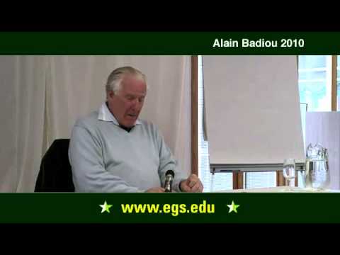 Alain Badiou. Philosophy's Conditions of Existence. 2010.