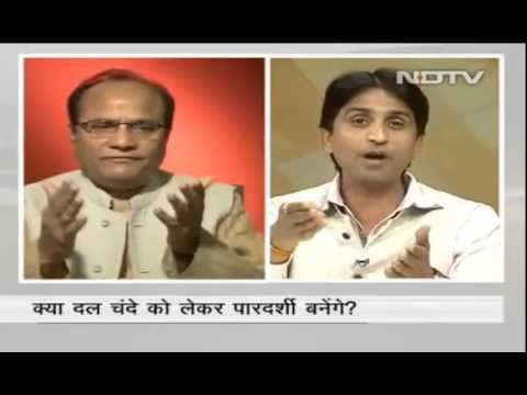 AAP Funding Debate - Kumar Vishwas - NDTV - Full Video