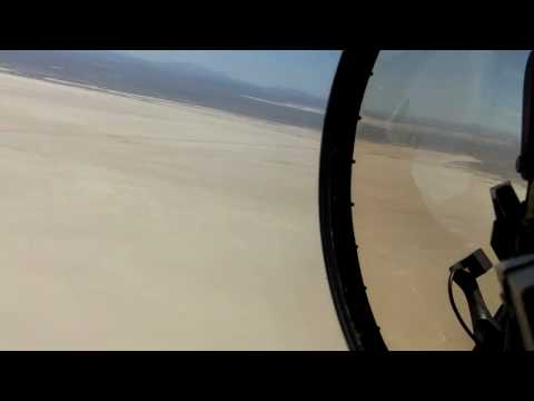 F-16 landing at Edwards AFB - ACAT 6