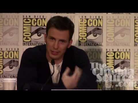 Captain America The Winter Soldier Interviews with Chris Evans, Scarlett Johansson at SDCC 2013