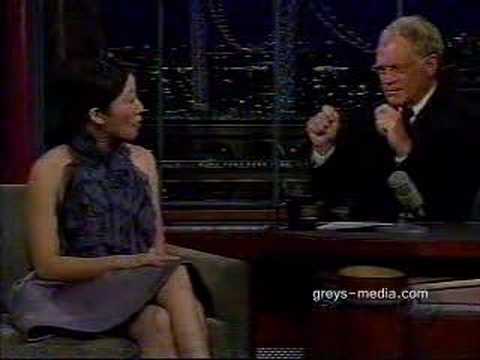 Sandra Oh on LetterMan