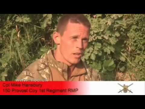 A Royal Military Policeman on the front line