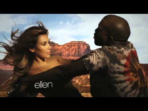 Kanye West - Bound 2 (Music Video) [Ellen DeGeneres Show] Starring Kim Kardashian