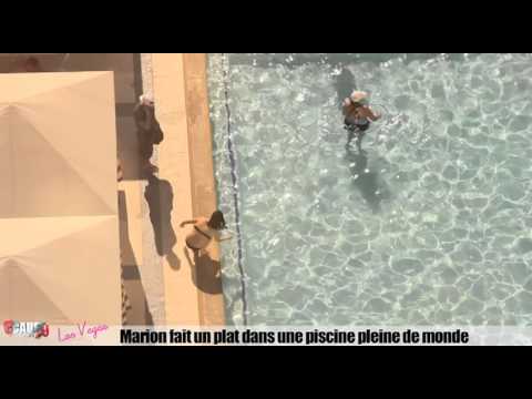 Marion fait un plat dans une piscine - C'Cauet sur NRJ