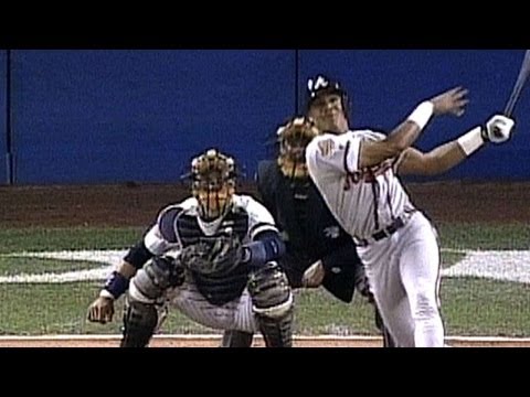 1996 WS Gm1: Andruw homers in his first two at-bats