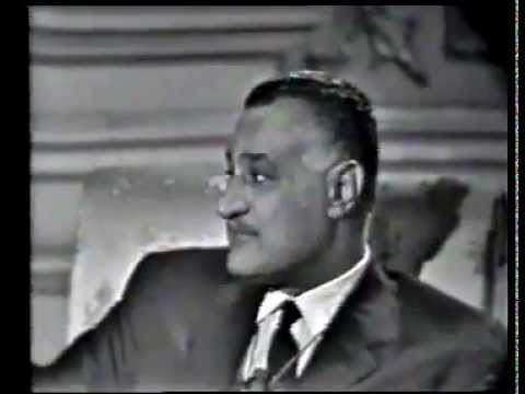 Gamal Abdel Nasser interviewed in English. (Please read my comment in the description section)