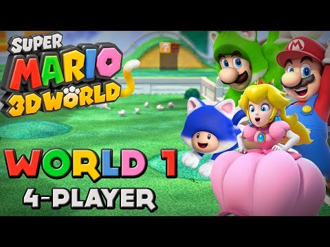 Super Mario 3D World - World 1 (4-Player)