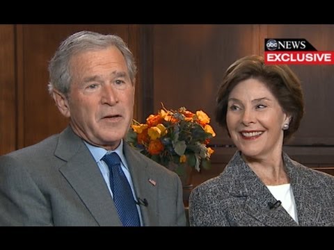 George W. Bush Interview 2013: President, Former First Lady Laura Bush Speak with Diane Sawyer