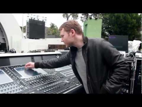 Coldplay Engineer Daniel Green at the Hollywood Bowl