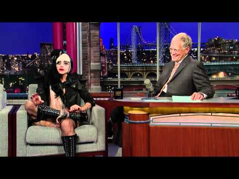 Lady GaGa Interview On The David Letterman Show