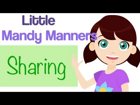 Sharing - Little Mandy Manners sings a fun song for children to learn how to share!