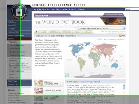 Tutorial: CIA World Factbook