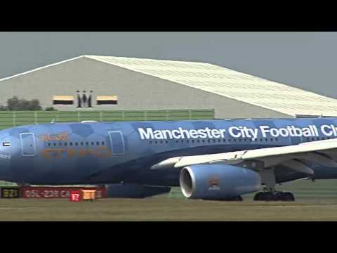 Manchester City Football Club - Etihad -  Airbus A330